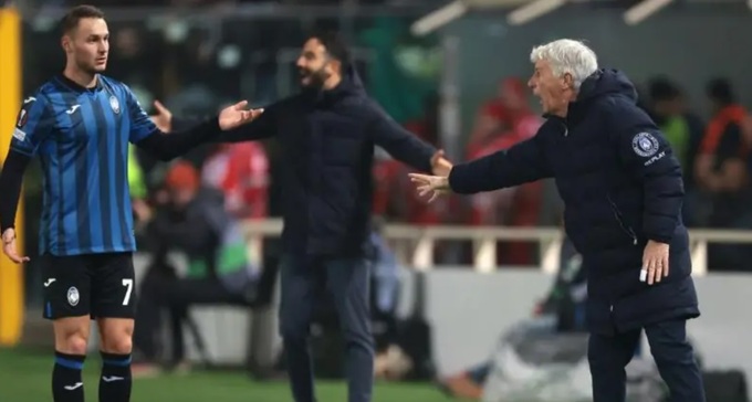 HLV Gasperini dẫn dắt Atalanta vùi dập Sturm Graz 5-0 ở trận đấu mới đây