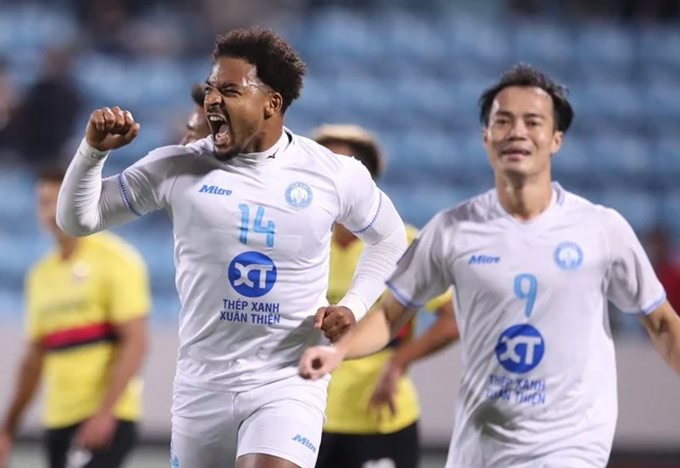 Xuân Son lỡ cơ hội cân bằng kỷ lục của Đỗ Merlo - Ảnh: Nam Định FC